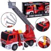 Joko Hasičské auto so striekajúcou vodou na batérie, so svetlom a zvukom