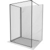 Mexen Kioto sprchová stena Walk-in 90 x 90 cm, čierny vzor, čierna - 800-090-212-70-70-090