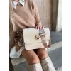 Laura Biaggi Dvojpriehradková crossbody kabelka DX-JS170-cream