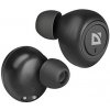 Defender Twins 638, sluchátka s mikrofónom, bez ovládania hlasitosti, čierna, špuntová, BT 5.0, TWS, nabíjacie pouzdro typ bluetoot