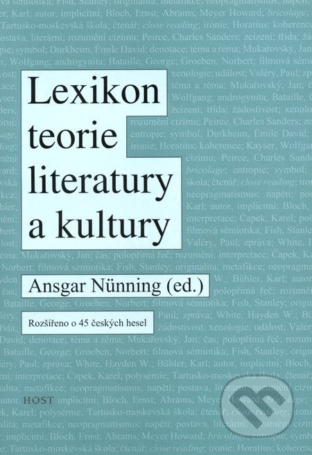 Lexikon teorie literatury a kultury - Ansgar Nünning