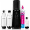 Saturátor NA VODU SODASTREAM TERRA ČIERNY 3 FLAŠE + BOMBIČKA SADA