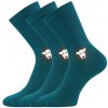 VoXX® Barefootik merino Detské športové ponožky - 3 páry BM000005126300102982 modro-zelená 20-24 (14-16)