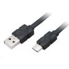 Akasa AK-CBUB43-03BK USB 2.0 typ C na typ A, 30cm