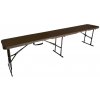 TENTino Plastová skladacia lavica WOOD 180 cm