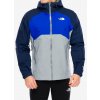 Bunda do dažďa The North Face Stratos Jacket - monument grey/tnf blue