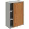 Policová skriňa Strong P, 80x115,2x40 cm, jelša/sivá - 1 kus - 1 KS - áno - roletové - 2 - 60 mesiacov - uzatvorená - pravá - Hobis - 80 cm - Strong - 40 cm - 115.2 cm - jelša/sivá - 43.1 kilogramu HO