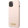 Guess Silicone Metal Logo MagSafe Kompatibilný Zadný Kryt pre iPhone 13 Pink 5 14528107