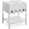 Royal Catering Bain Marie - 1265 W - 2 x GN 1/1 - so základňou RCCD-1/1 2X200