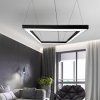 NEDES LCL7523-H Závesné LED svietidlo 70W, 4000K, 5600lm, IP20, čierna
