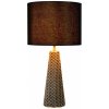 Lucide 10501/81/30 stolná lampička Extravaganza Velvet - 1x40W | E27 - čierna, kov, vypínač na kábli