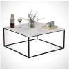 Asir Konferenčný stolík ROYAL 43x75 cm čierna/biela AS0862 + záruka 3 roky zadarmo