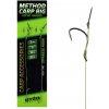 Stég Method Carp nadväzec s tŕňom Čierna 10 2ks/balenie Predviazaný monofilný háčik s očkom a protihrotom
