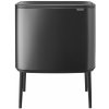 Brabantia BO Touch Bin 11+23L tmavo šedá