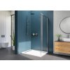 Aquatek WELLNESS F1 Sprchová pevná stena 80x200cm, chróm, číre sklo AQ WELLNESSF1CH8062