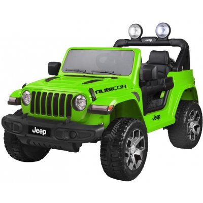 Joko Elektrické autíčko JEEP Wrangler, 4x45W, 2,4 GHz dialkové ovládanie, zelená