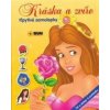 Kráska a zvíře samolepky- čti a dolep pohádku