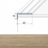 EFFECTOR Schodová lišta A31 Dub Tokio 270 cm samolepiaca