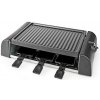 Nedis Nedis FCRA220FBK6 - Raclette gril s príslušenstvom 1000W/230V NE0405 + záruka 3 roky zadarmo