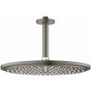 Grohe Rainshower horná sprcha so sprchovacím ramenom 31x31 cm okrúhly Brushed Hard Graphite 26067AL0