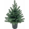 Stromček MagicHome Vianoce Firian, 3D, jedľa v kvetináči, 60 cm