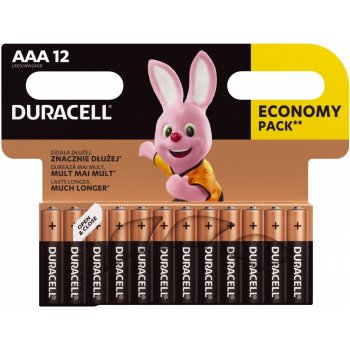 Duracell Alkaline AAA 12ks 5000394203389