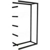 Predajný, policový systém BIGSHOP KIT 08E, 1022 x 442 x 1850 x 182,5 mm, matná čierna