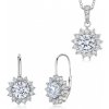 SOFIA strieborný set náušnice a prívesok AEAE7109Z/R+AEAP4966Z/R