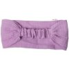 Baby Nellys Ľahká mušelínová čelenka Bandana lila