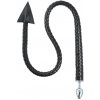 LateToBed BDSM Line Weave Devil Tail Butt Plug Black