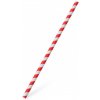 Wimex Slamka papierová Špirála červená Jumbo O8mm x 25cm 100 ks