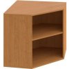 Hobis Policová skriňa Drive, 80x74x40 cm, jelša - bez dverí - policová rohová
