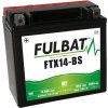 batéria 12V YTX14-BS 12Ah 200A bezúdržbová MF AGM 150x87x145 FULBAT vrátane balenia elektrolytu