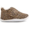 Bobux Rover Arctic Leopard shimmer prvé zimné barefoot topánky