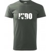 Judo - Nápis - Klasické pánske tričko vyššej gramáže - 2XL ( Tm. bridlica (šedozelená) )