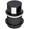 Solight Výsuvný predlžovací blok s 3 zásuvkami a 2x USB, čierna