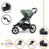 Set 7v1 Thule Urban Glide 3 Mist green s magnetickou sponou + madlo + vanička Black + JOMK príslušenstvo