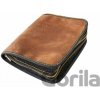 Obal se zipem D216 Pull Up Hnědý