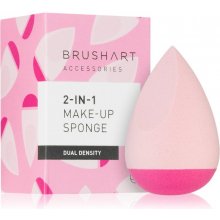 BrushArt Make-up Sponge 2-in-1 Dual density precízna hubka na make-up 1 ks