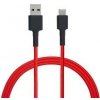 Xiaomi Mi opletený kábel USB typu C 100 cm červený