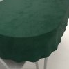 Biante Veľký zamatový oválny obrus Velvet Premium SVP-040 Lesná zelená 160x200 cm