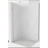 MEXEN/S - Velar Sprchová zástena posuvná Walk-in 100 x 200 cm, dekor 8 mm, nikel kartáčovaný 871-100-000-33-97