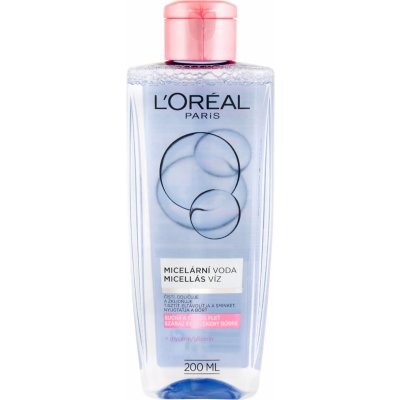 L'Oréal Micellar Water micelárna voda 3 v 1 pre normálnu a zmiešanú pleť 200 ml