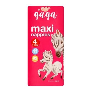 Tesco Gaga Plienky 4 Maxi 64 ks
