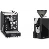 La Pavoni Mini Cellini, black + Eureka Mignon Classico, CR black