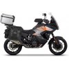 Kompletní sada sedlových brašen SHAD TERRA TR40 a hliníkového 55L topcase, včetně montážní sady SHAD KTM Super Adventure 1290 (R, S)