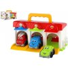 Teddies Garáž s autíčkami 3ks + doplnky plast