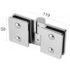 Umakov Záves pre sklenené dvere do sprchy GS-MS/D-B-900-4L/P/Cr-B