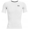 Pánske funkčné tričko Under Armour HG Armour Comp SS Veľkosť: L / Farba: biela
