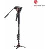 Manfrotto XPRO 4 section video monopod w Fluid head & FLUIDTECH base (MVMXPRO500)